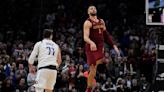 Maxed out: Strus sinks 59-footer at the final horn, sending Cavaliers to 121-119 win over Mavericks