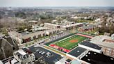 Roger Staubach, 81 years old, fires first pass at Purcell Marian High School's new stadium