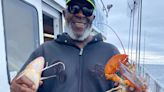 Angler snags lobster dinner while fishing for ling in the deep