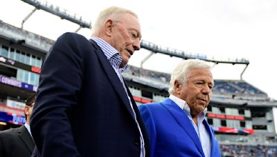 Robert Kraft reportedly wants to know why Jerry Jones is in the Pro Football Hall of Fame and he isn't