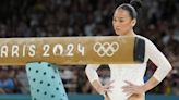 Sunisa Lee, Simone Biles slip off balance beam during event finals to miss Olympic medals