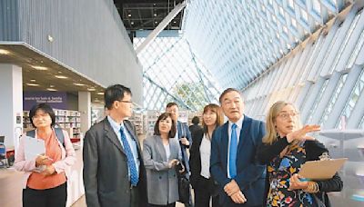 台中 推動數位轉型 黃國榮參訪微軟總部 - 地方新聞