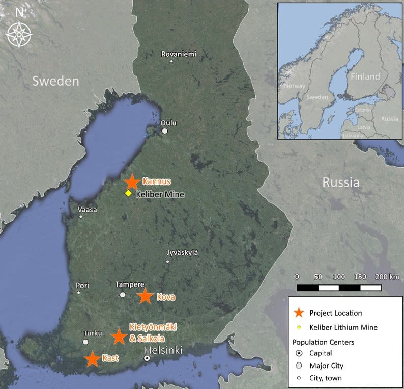 United Lithium adds Highly Prospective Kannus Reservation in Western Finland, and Commences Marketing Campaign