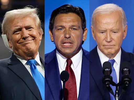 Ron DeSantis is kissing the Trump ring again, saying the US needs a strong commander, not 4 more years of a 'Weekend at Bernie's' presidency