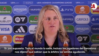 Hayes estalla por la roja a Buchanan: "Es la peor decisión de la historia del torneo, nos han robado"