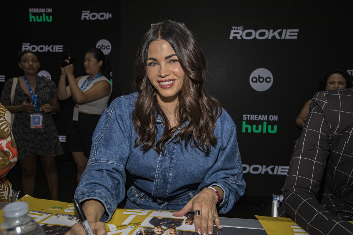 Jenna Dewan Hailed a 'Superwoman' as She Returns to 'The Rookie' Set With a Plus One