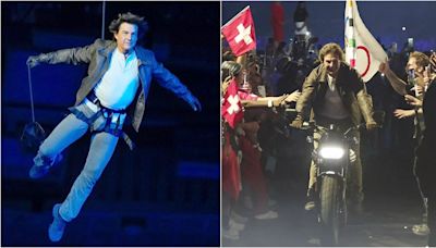 Tom Cruise Closes Paris Olympics 2024 With Heart Stopping Stunts, Sky Dives Onto Next Host LA | Watch