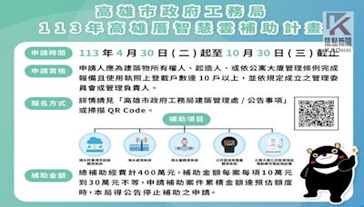 高市府推動低碳化智慧節能新生活 啟動智慧雲補助 | 蕃新聞