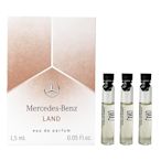 Mercedes Benz 賓士LAND 三芒星 大地淡香精1.5ml 針管 *3入組