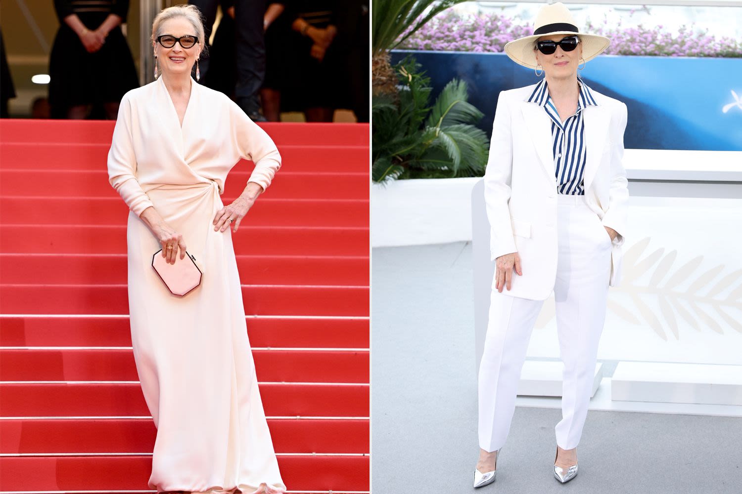 Meryl Streep Delivers Stealth Wealth Style at Its Finest with 2 French-Inspired Looks in Cannes