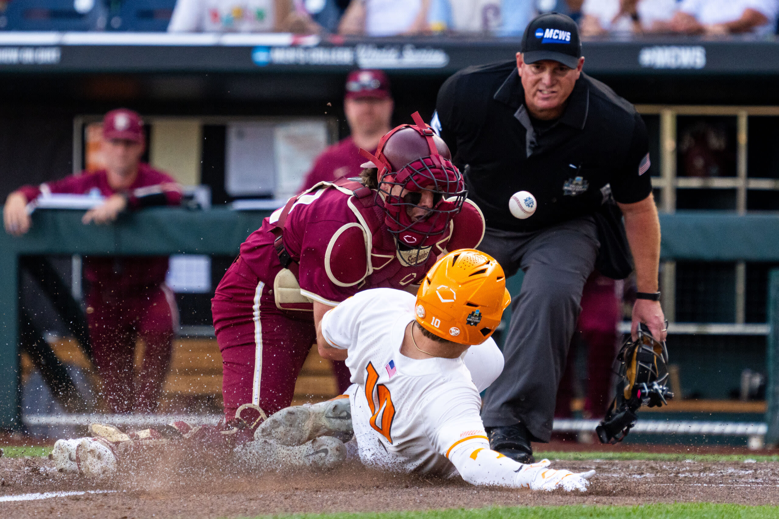 Who Tennessee baseball will play next in College World Series