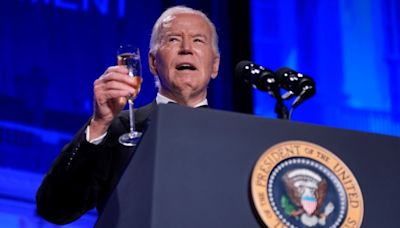 Biden pokes fun at age critiques at correspondents’ dinner