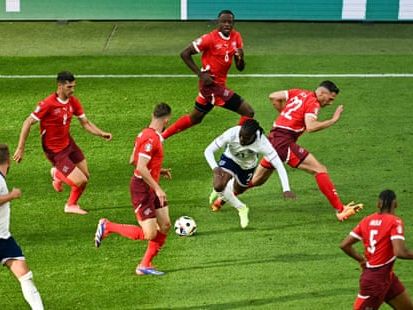 England 1-1 Switzerland (5-3 on pens): Euro 2024 quarter-final – as it happened