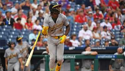 Butler's home-run trio highlights A's historic rout of Phillies