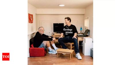 Mark Zuckerberg: Facebook CEO shares these pictures of his birthday celebration with Bill Gates as ‘special guest’ | - Times of India