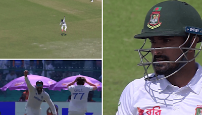 Watch: Rohit Sharma Leaves Litton Das And Shubman Gill In Shock With One-Handed Catch During IND vs BAN 2nd Test