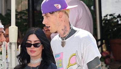 Megan Fox and Machine Gun Kelly hold hands while out for dinner in LA