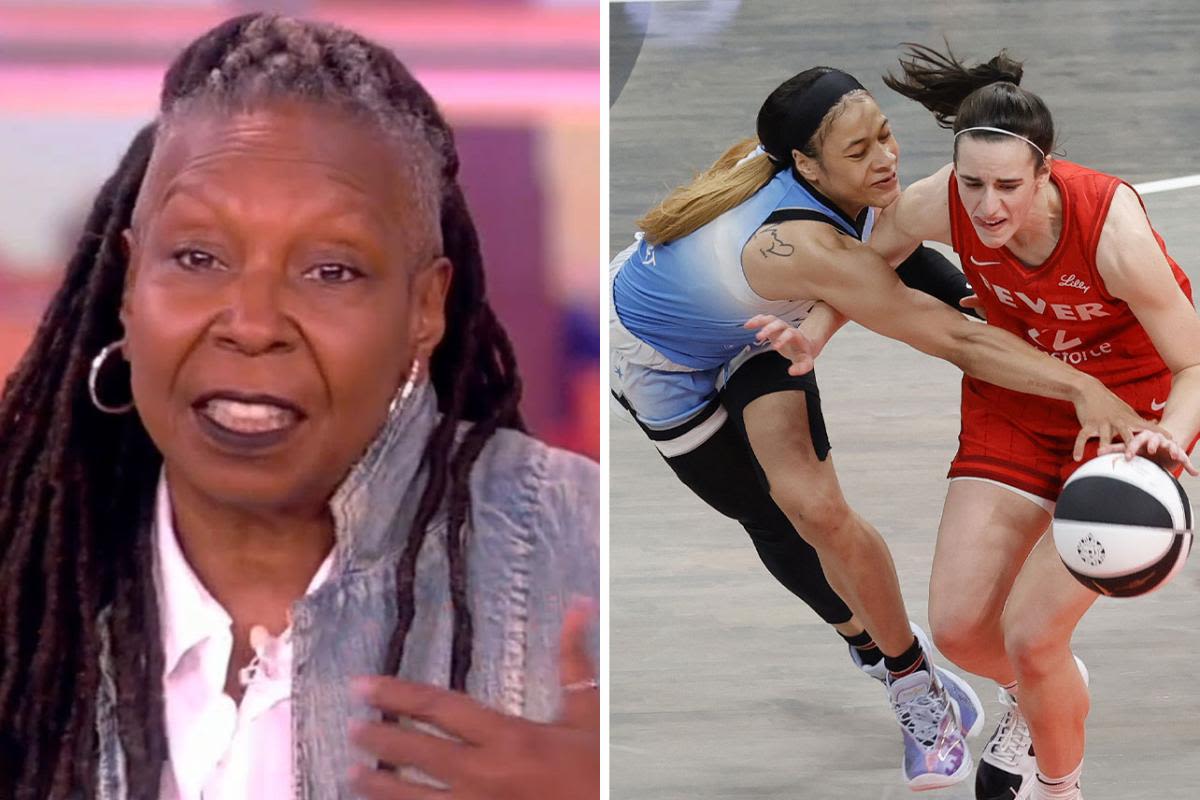 'The View's Whoopi Goldberg defends roughness in basketball after Caitlin Clark gets shoulder-checked: "Get over yourselves, they're athletes"