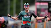 Geraint Thomas gives away pink as Nico Denz wins second Giro d'Italia stage in three days