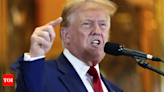 Former US President Donald Trump rushed off stage after apparent gunshots heard during rally - Times of India
