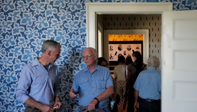 Photos from the newly re-opened Harriet Beecher Stowe House in Walnut Hills