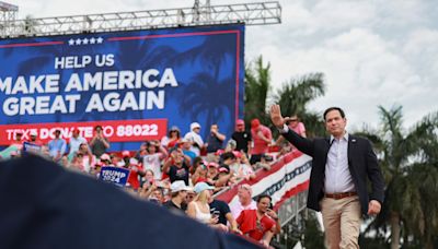 Beards? OK. Another Florida man? More challenging. Trump dishes on imminent VP pick