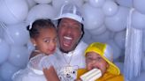 Nick Cannon Smiles with Daughter Powerful, 2, and Son Rise at His Sky-Themed First Birthday Party