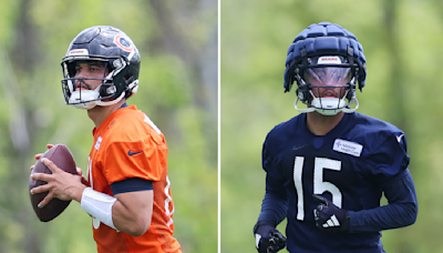 Caleb Williams and Rome Odunze shined on Day 1 of Bears rookie minicamp