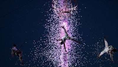 Hundreds of people pack out town centre park to watch spectacular free show