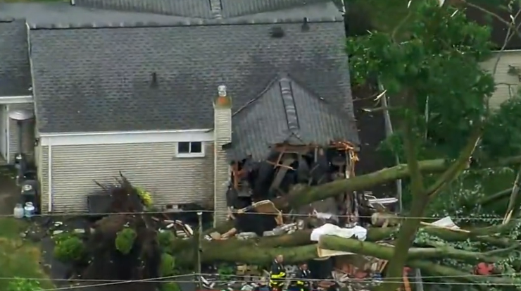 Two-year-old killed in bed as tornado wrecks Michigan home