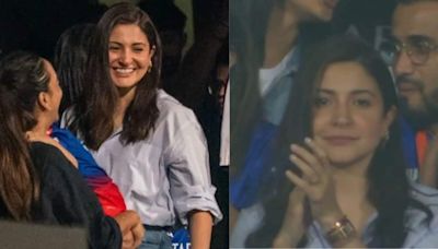 Anushka Sharma makes her first public appearance at IPL 2024 after son Akaay's birth, cheers for husband Virat Kohli
