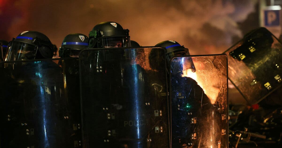 Paris plunged into chaos as riots grip city with far-right set for election loss