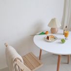 小圓桌子現代簡約創意臥室白色ins陽台桌椅迷你北歐網紅拍照茶幾