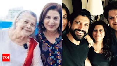 ...Khan-Sajid Khan's mom Menaka Irani shared a close relationship with Farhan Akhtar and Zoya Akhtar? Know her family roots... | Hindi Movie News...