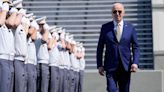 Biden touts expansion of NATO and actions in the Middle East during West Point commencement