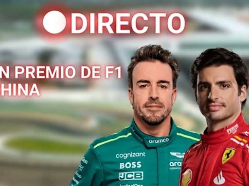 Gran Premio de China de F1, en directo: resultados y última hora de Fernando Alonso y Carlos Sainz en la clasificación al sprint