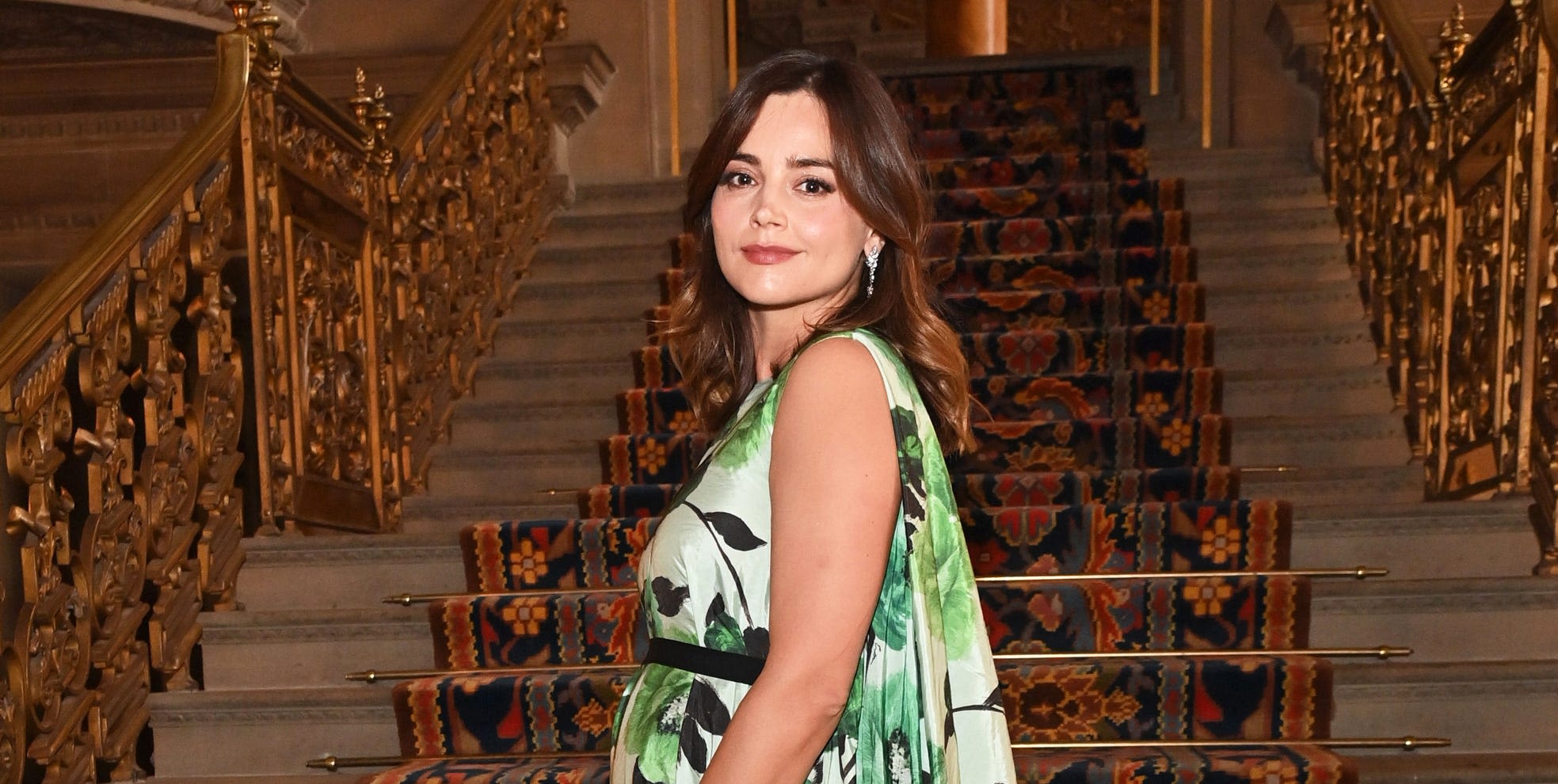 Doctor Who's Jenna Coleman shows off baby bump in topless Instagram