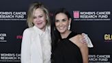 Demi Moore, Melanie Griffith reunite at cancer research benefit