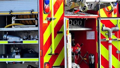 Four fire crews battle blaze at derelict building in Whitchurch for more than three hours