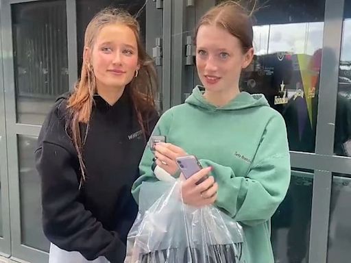 ‘You feel so special, like you’re the only fan she came for’ – excited Swifties queue up for merch