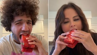 Selena Gomez and Boyfriend Benny Blanco Try a ‘Watermelon Pickle Sandwich’ — See Who Prefers It!