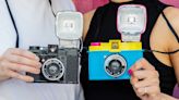 It's hip to be square with a Diana F+ camera, now back in Black Jack & CMYK editions
