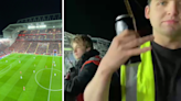 Three men arrested after climbing on to Anfield roof to watch Liverpool Champions League match