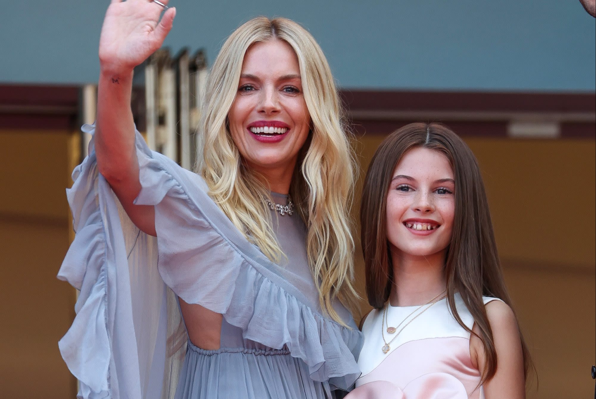 Sienna Miller’s Daughter Marlowe Sturridge Makes Cannes Red Carpet Debut for ‘Horizon’ Premiere in Complementary Whimsical Look