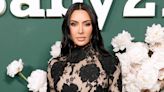 Kim Kardashian’s Totally See-Through Lace Gown Served Major Goth Glam Energy