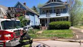 1 hospitalized, dog dies after Cleveland house fire