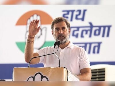 Rahul Gandhi flays BJP's 'pro-industrialist' policies at Haryana rally