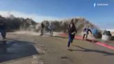Rogue wave slams into Southern California beachgoers; 9 hospitalized