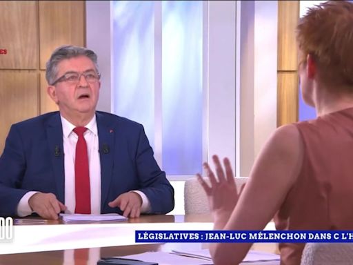 "Baissez d'un ton, s'il vous plaît" : Vifs échanges entre Jean-Luc Mélenchon et Natacha Polony dans "C l'hebdo"