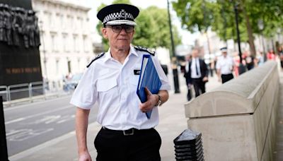 Met Police chief Sir Mark Rowley was 'in a hurry' after throwing Sky News journalist's microphone